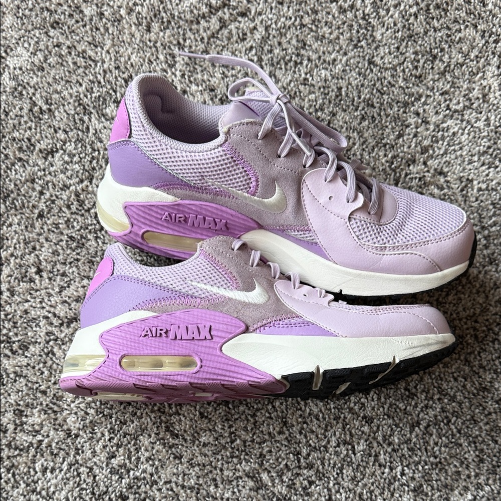 Nike Women's Air Max Sneakers - Lavender and White